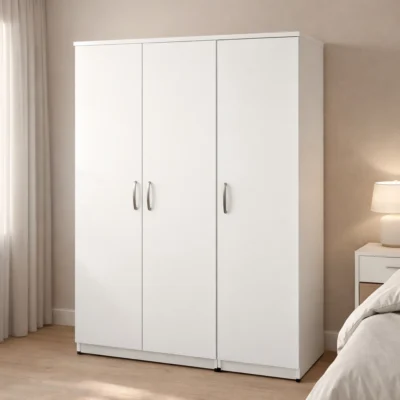 Refined 3 Door Wardrobe for Bedroom Storage | Woodere